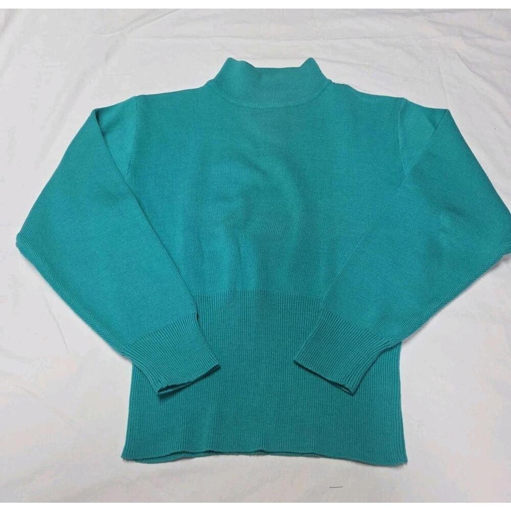 Summit County Sweater High neck Size  M turquoise